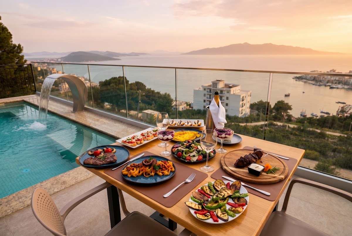 Observatory Restaurant Saranda - Food | Cocktails | Sea Views
